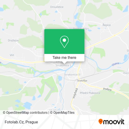 Карта Fotolab.Cz