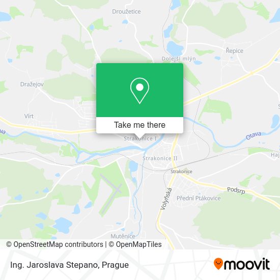Карта Ing. Jaroslava Stepano