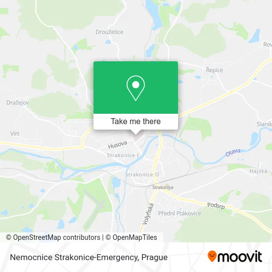 Карта Nemocnice Strakonice-Emergency