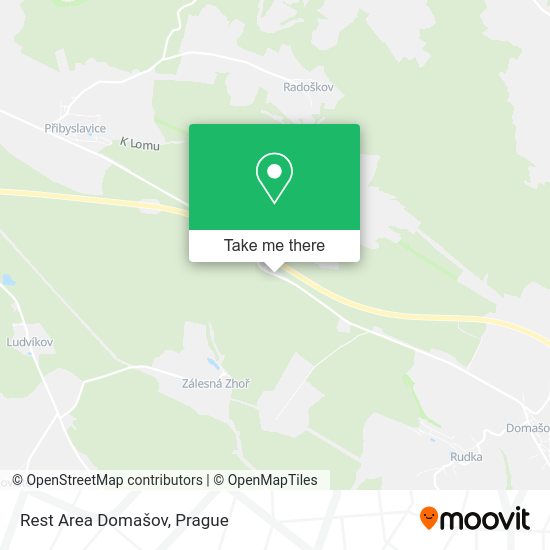 Карта Rest Area Domašov