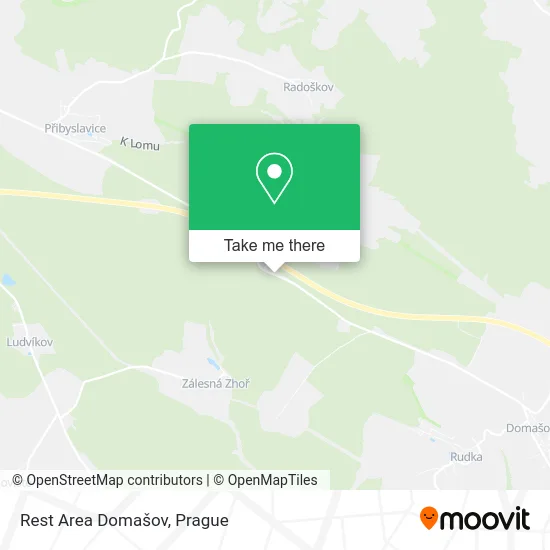 Карта Rest Area Domašov