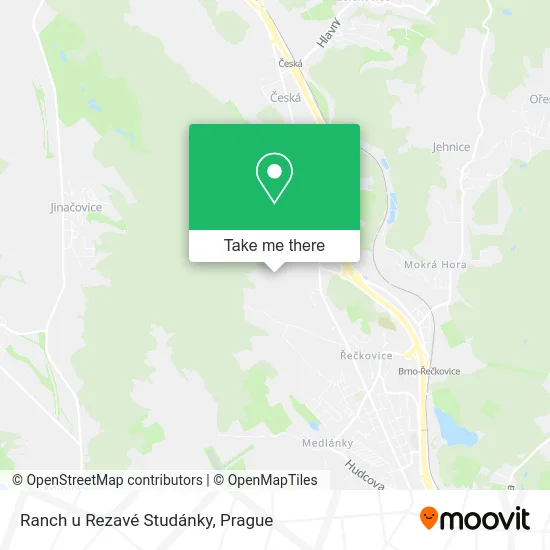 Карта Ranch u Rezavé Studánky