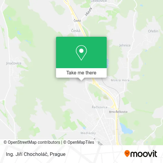 Карта Ing. Jiří Chocholáč
