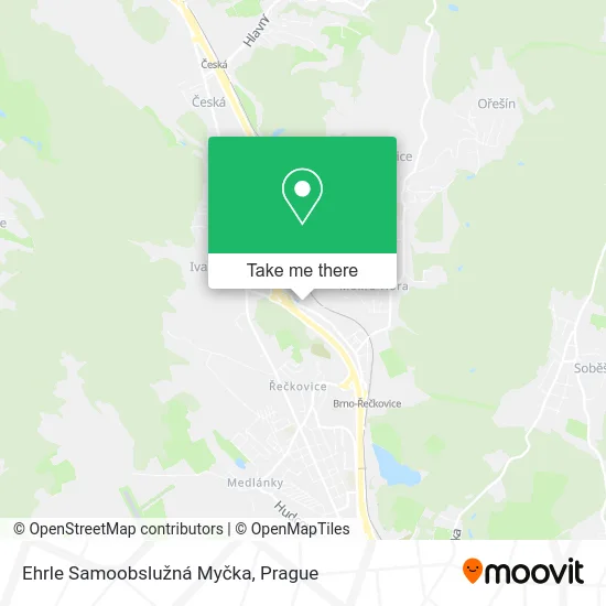 Карта Ehrle Samoobslužná Myčka