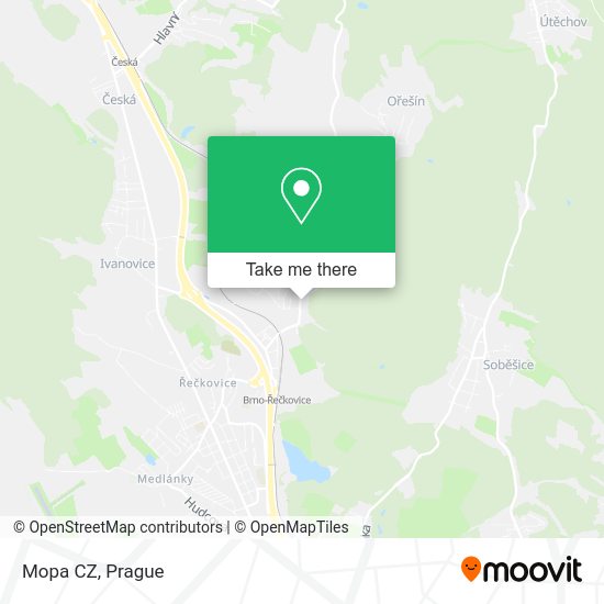Карта Mopa CZ