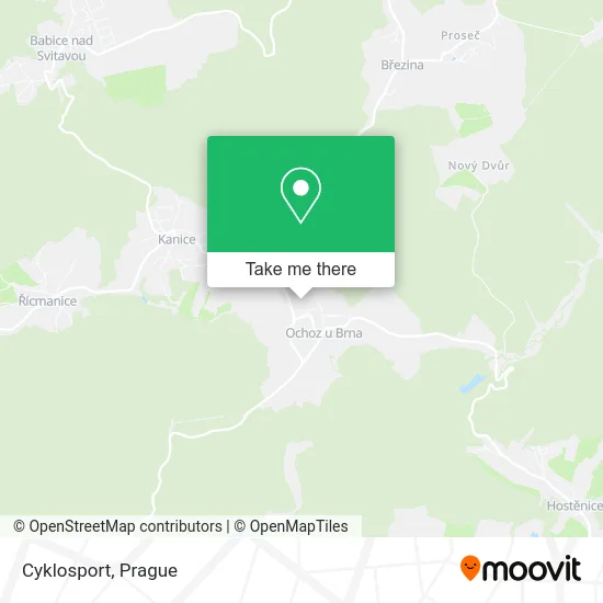 Карта Cyklosport