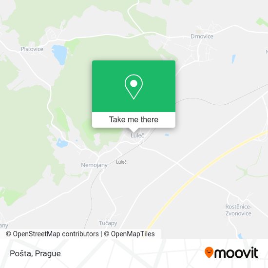 Карта Pošta