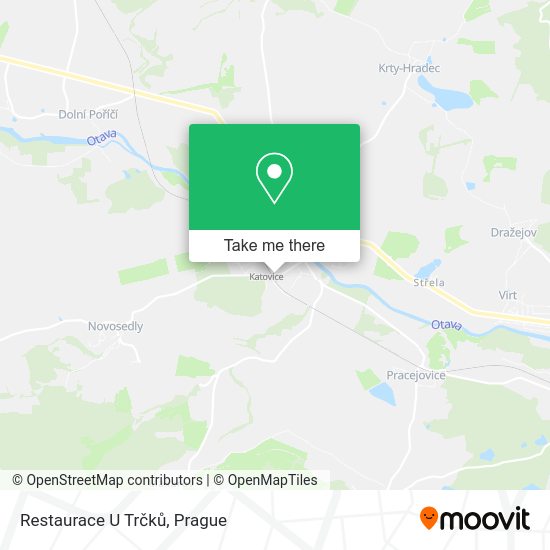 Карта Restaurace U Trčků