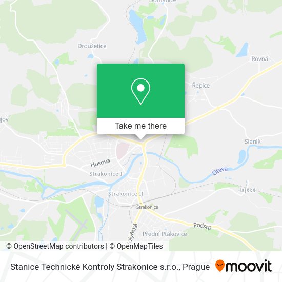 Карта Stanice Technické Kontroly Strakonice s.r.o.