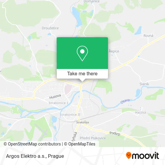 Карта Argos Elektro a.s.