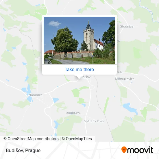 Карта Budišov