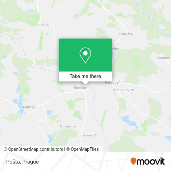 Карта Pošta