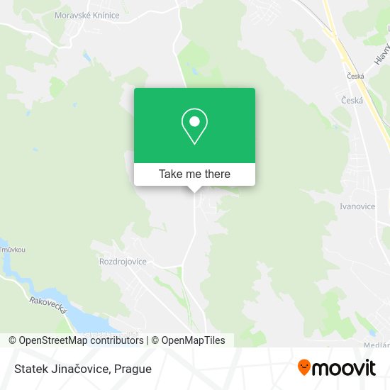Карта Statek Jinačovice