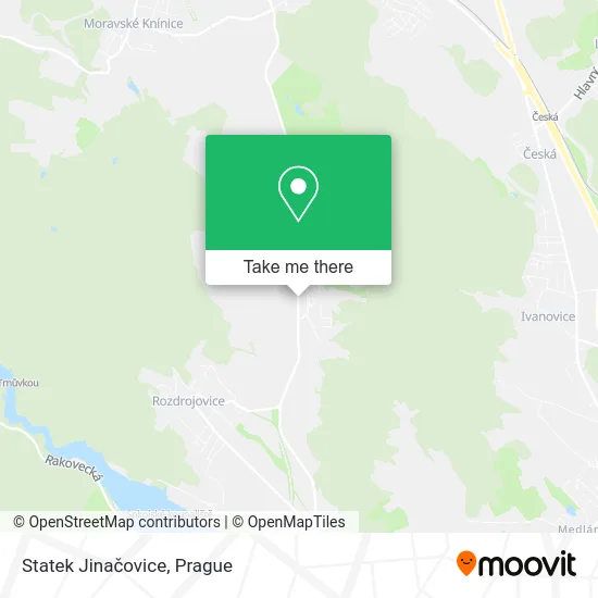 Карта Statek Jinačovice