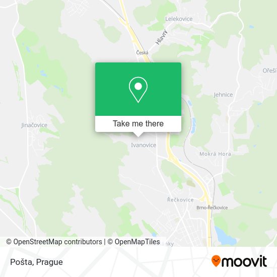Карта Pošta
