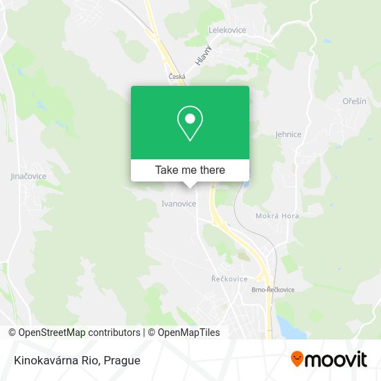 Карта Kinokavárna Rio