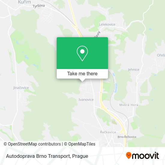 Карта Autodoprava Brno Transport