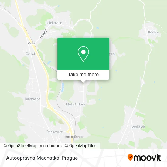 Карта Autoopravna Machatka