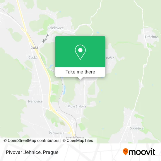 Карта Pivovar Jehnice