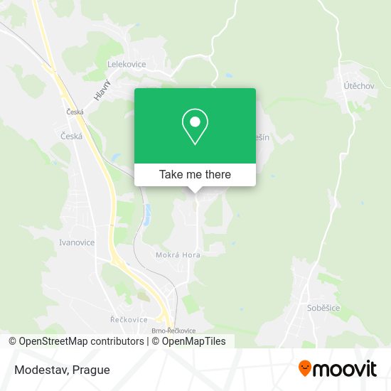 Карта Modestav