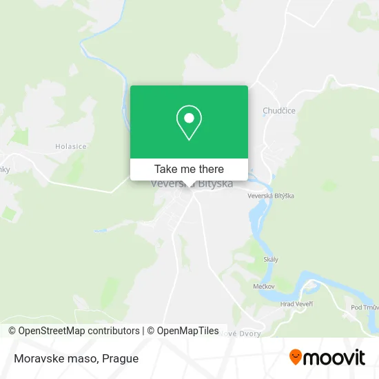 Карта Moravske maso