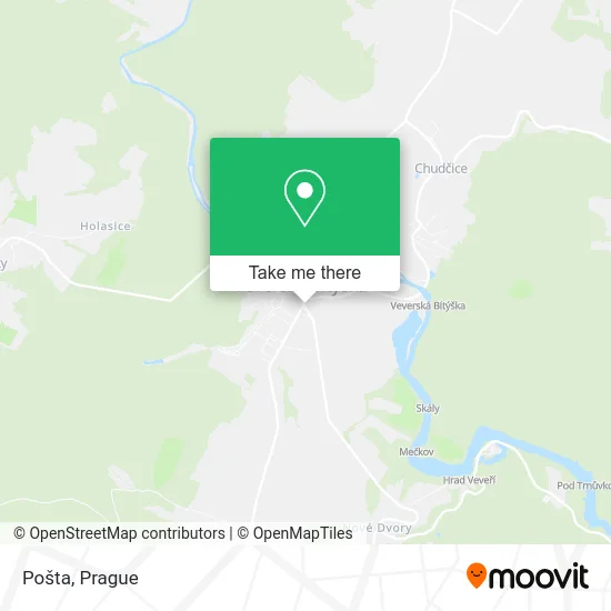 Карта Pošta