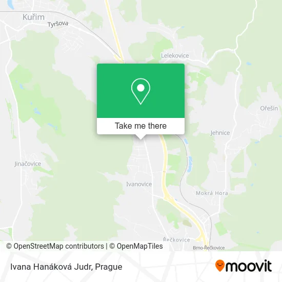 Карта Ivana Hanáková Judr