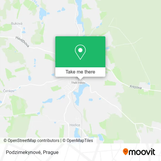 Карта Podzimekynové