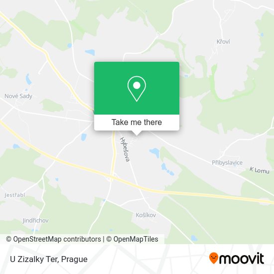 Карта U Zizalky Ter