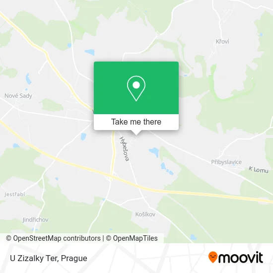 Карта U Zizalky Ter
