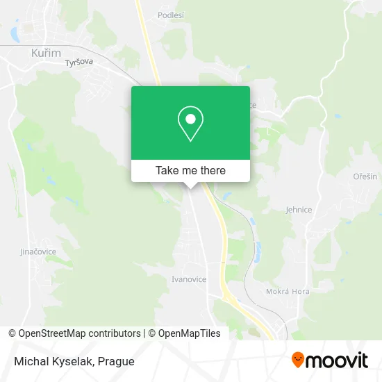 Карта Michal Kyselak