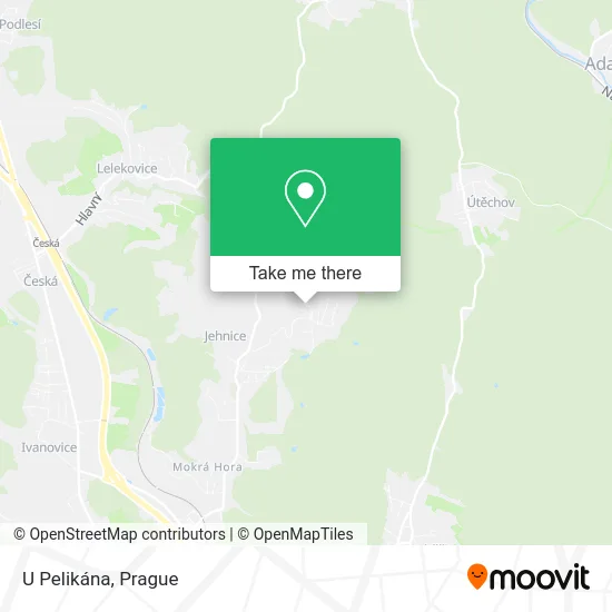 Карта U Pelikána