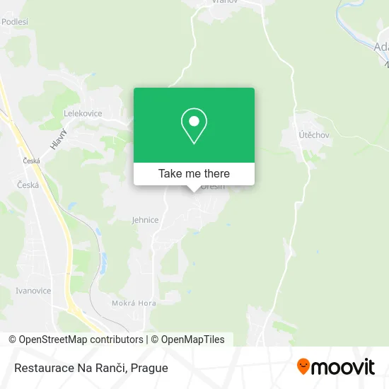 Карта Restaurace Na Ranči