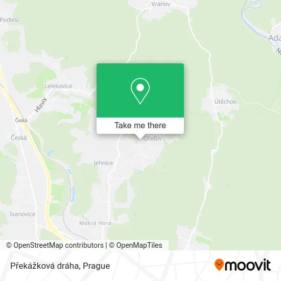 Карта Překážková dráha