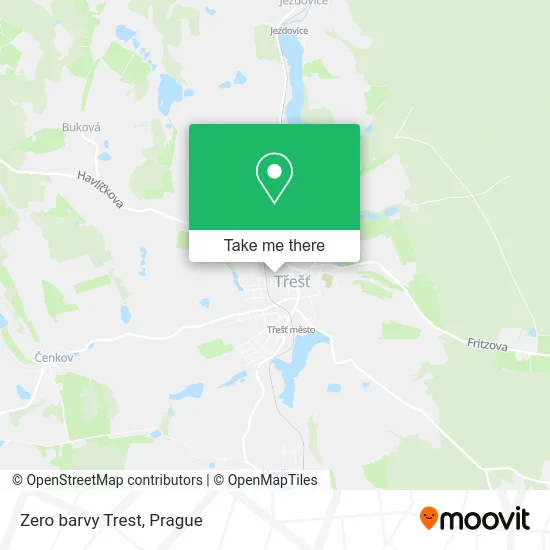 Карта Zero barvy Trest