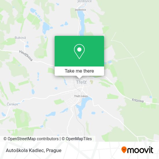 Карта Autoškola Kadlec