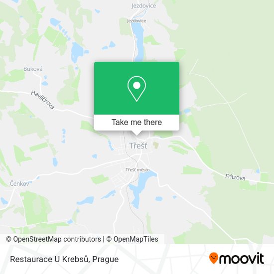 Карта Restaurace U Krebsů