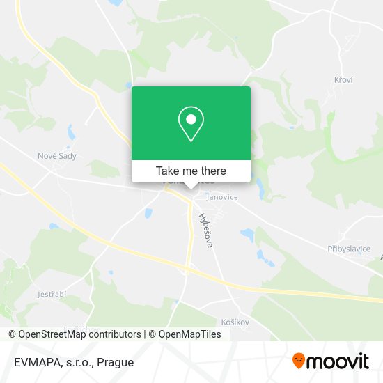 Карта EVMAPA, s.r.o.