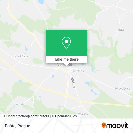 Карта Pošta