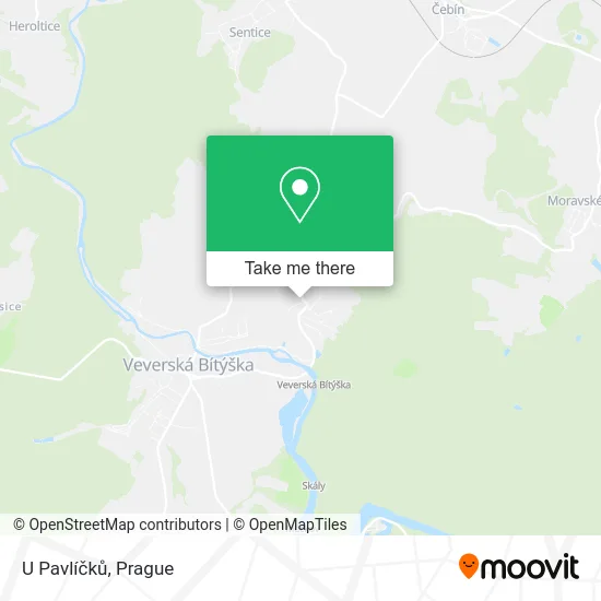 Карта U Pavlíčků