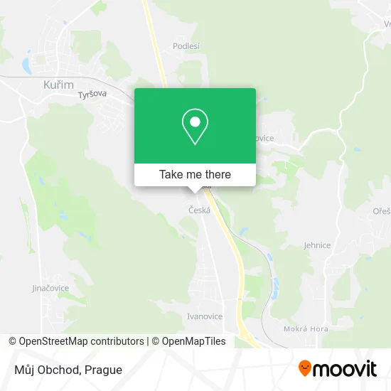 Карта Můj Obchod