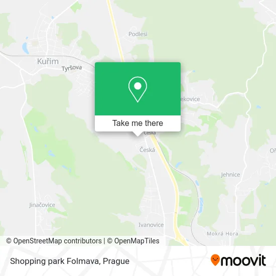 Карта Shopping park Folmava