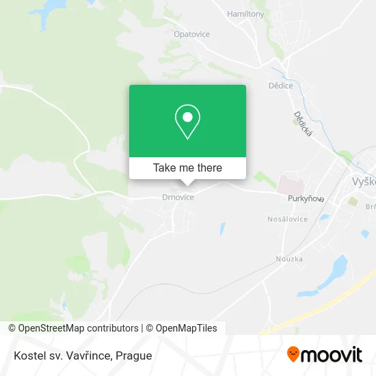 Карта Kostel sv. Vavřince