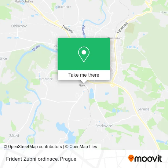 Карта Frident Zubni ordinace