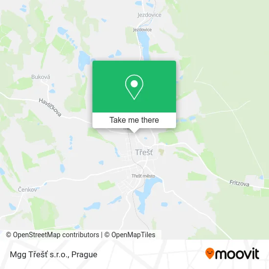 Карта Mgg Třešť s.r.o.