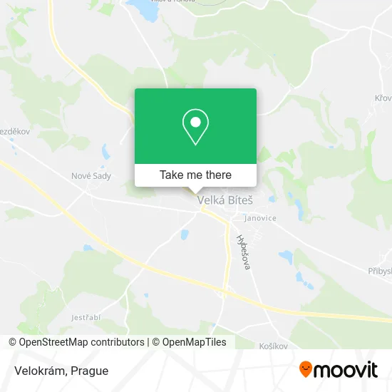 Карта Velokrám