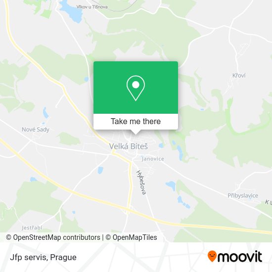 Карта Jfp servis