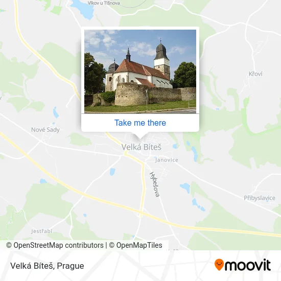 Карта Velká Bíteš