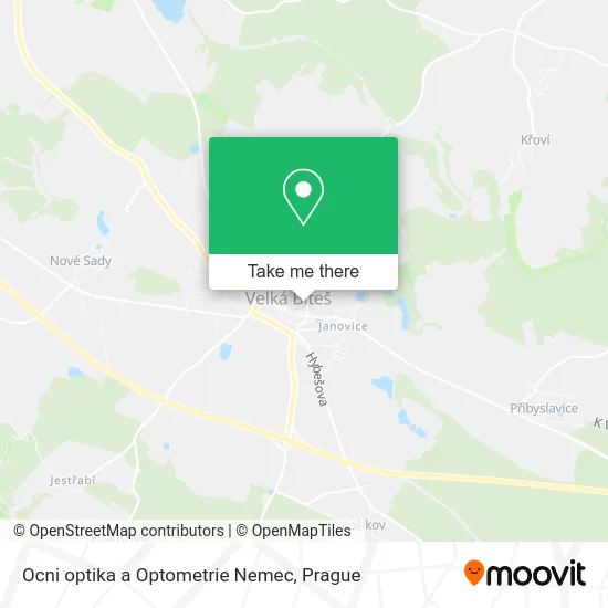 Карта Ocni optika a Optometrie Nemec