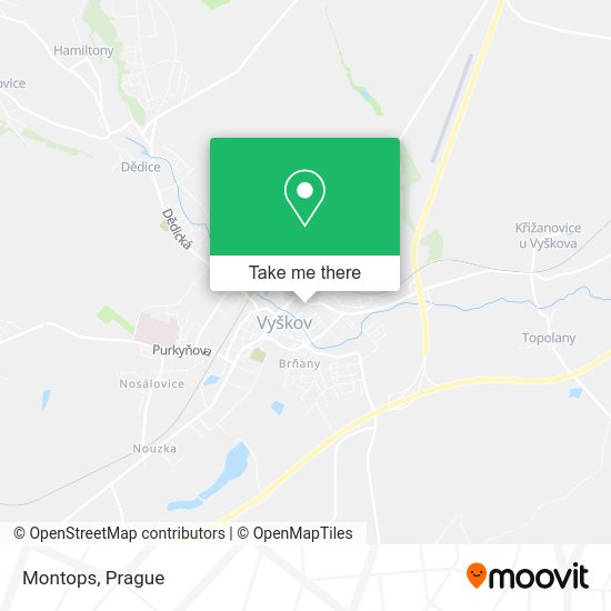 Карта Montops